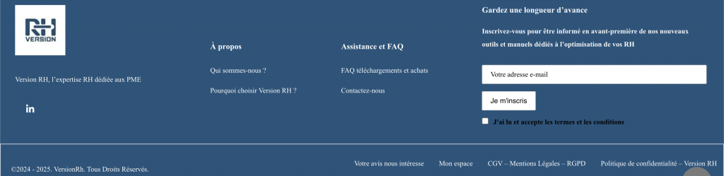 Footer par in pulse - webmarketing